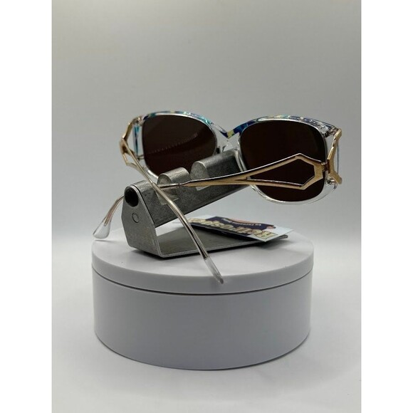 Vintage Oversize Sunglasses | NOS | Blue Mirror Lens | Oleg Cassini 1980s-1990s